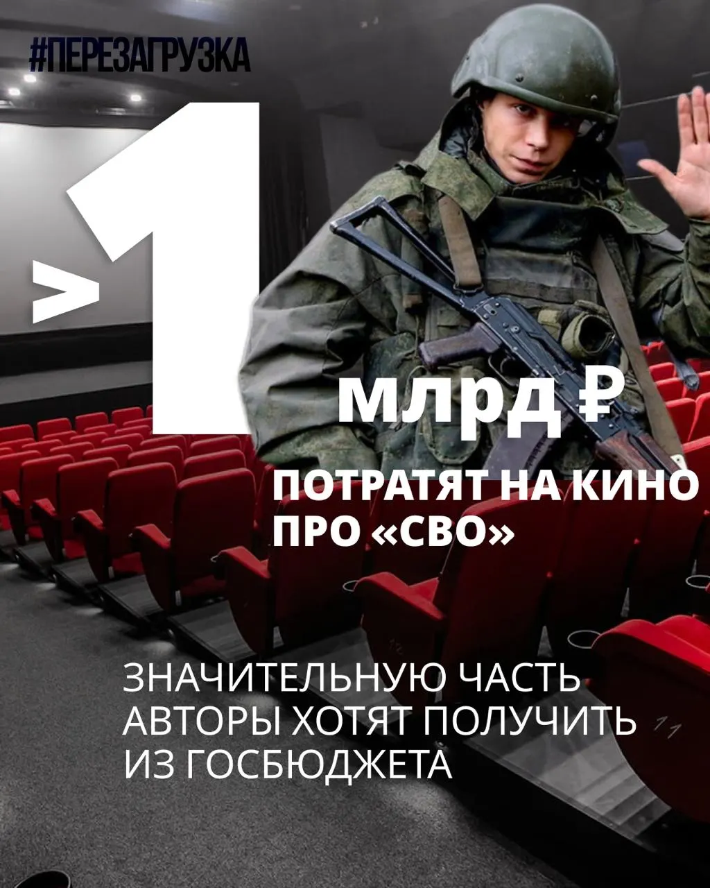 Минкультура рассмотрела заявки на господдержку кинопроектов, посвящённых спецоперации. Общий заявленный бюджет — около 964 млн рублей, финансирование ожидается в основном за счёт субсидий.